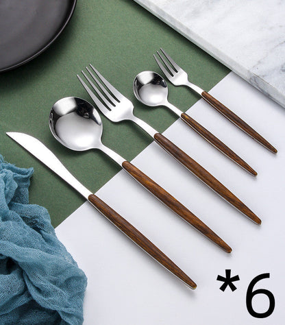 Assorted Wooden Cutlery Set The Unalia Brand