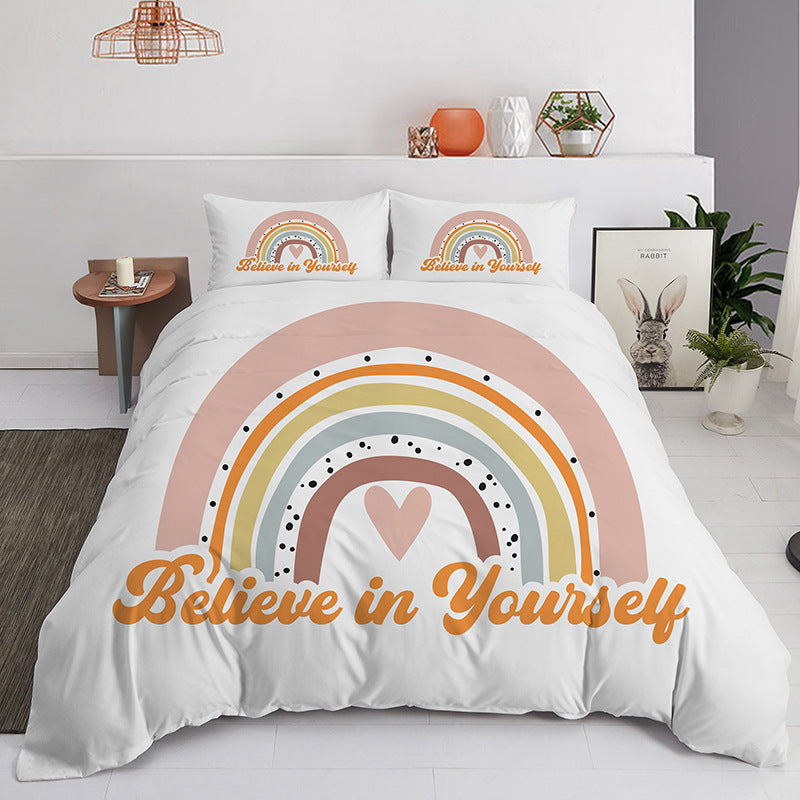 Rainbow Pastel Bedding Set The Unalia Brand