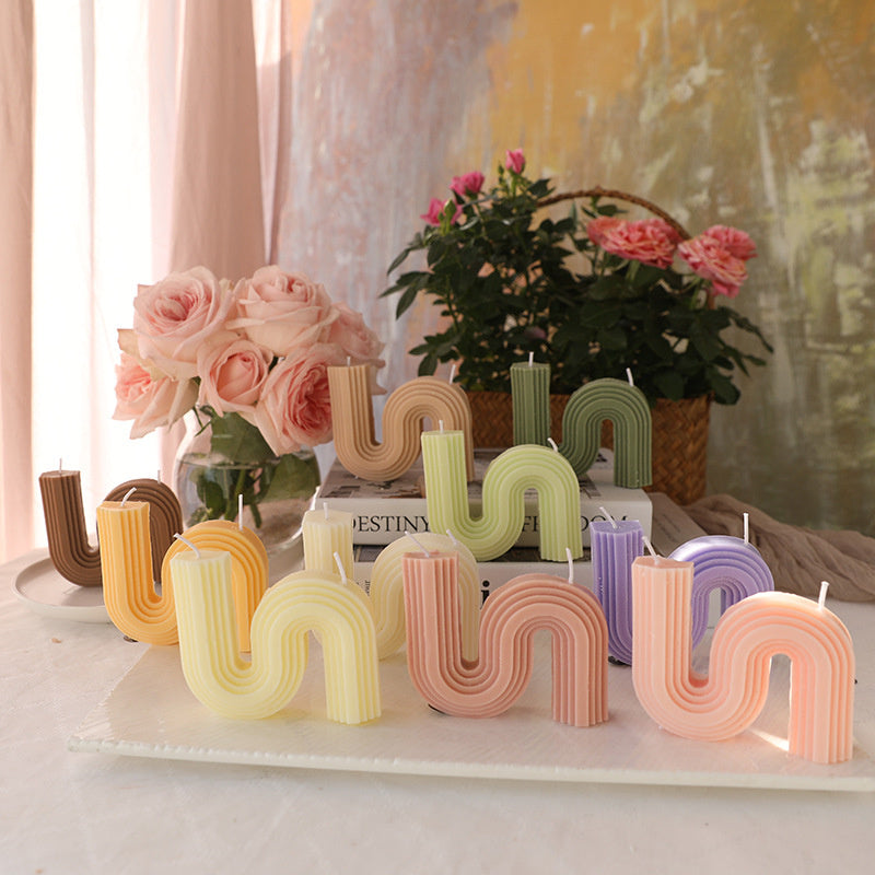 Handmade Geometric Aromatherapy Candles The Unalia Brand