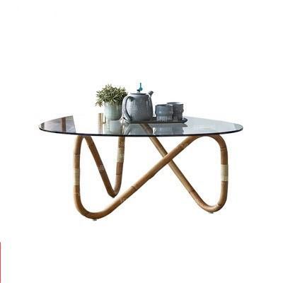 Outdoor Sofa Woven Rattan Chair Tea Table Combination The Unalia Brand