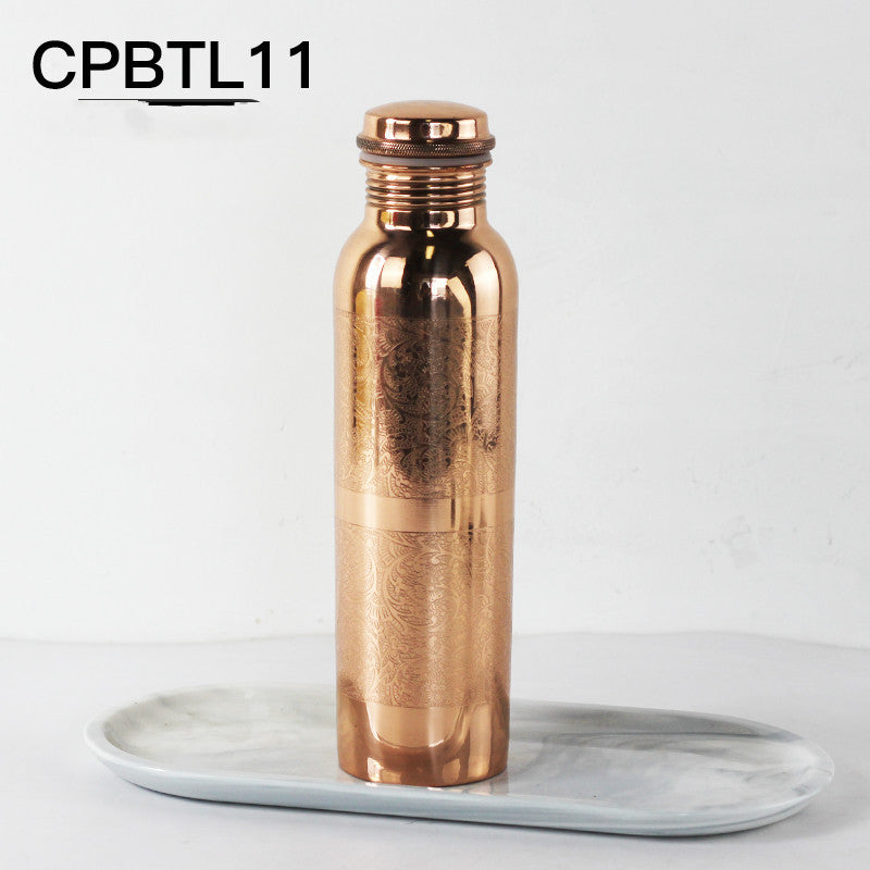 Handmade Brass Water Bottle Portable Cold Kettle The Unalia Brand