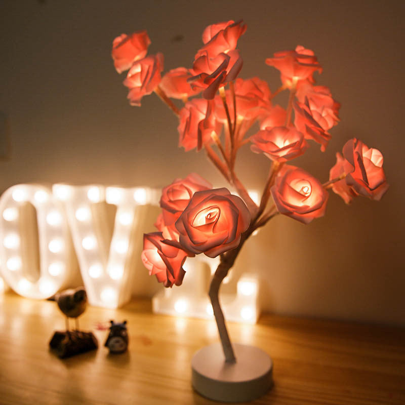 Assorted Rose Bonsai Night Lamp The Unalia Brand