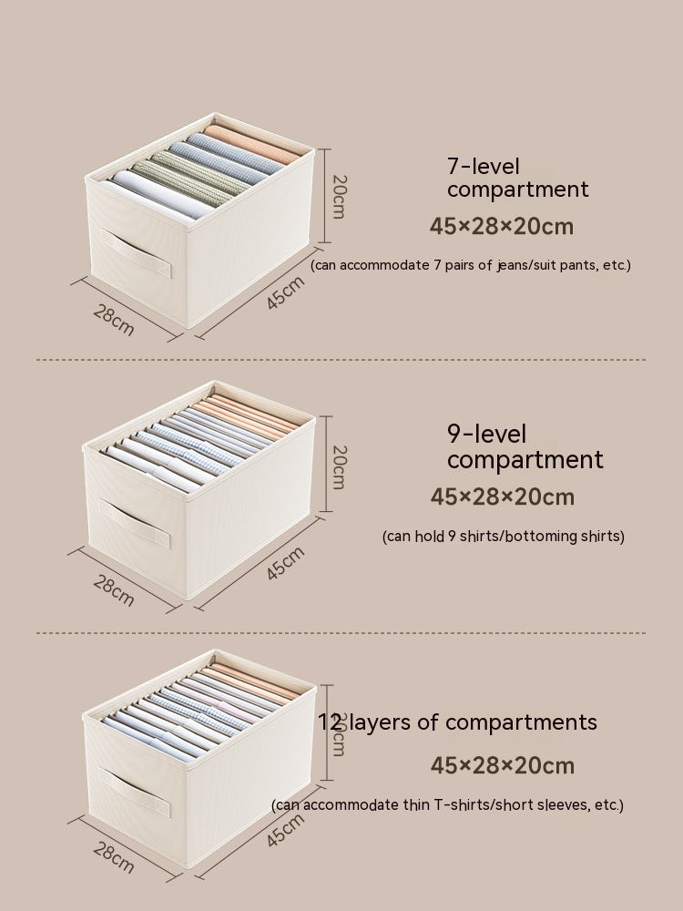 Foldable Clothes Pants Grid Storage Box The Unalia Brand