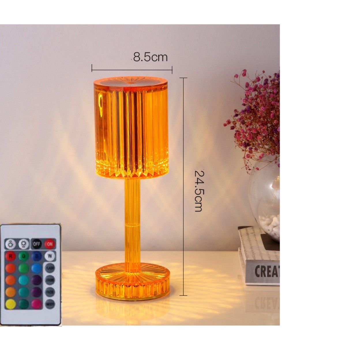 New Crystal Table Lamp Hotel Decoration Diamond Romantic Warm Led For Home Decor Romantic Gift Night Light The Unalia Brand