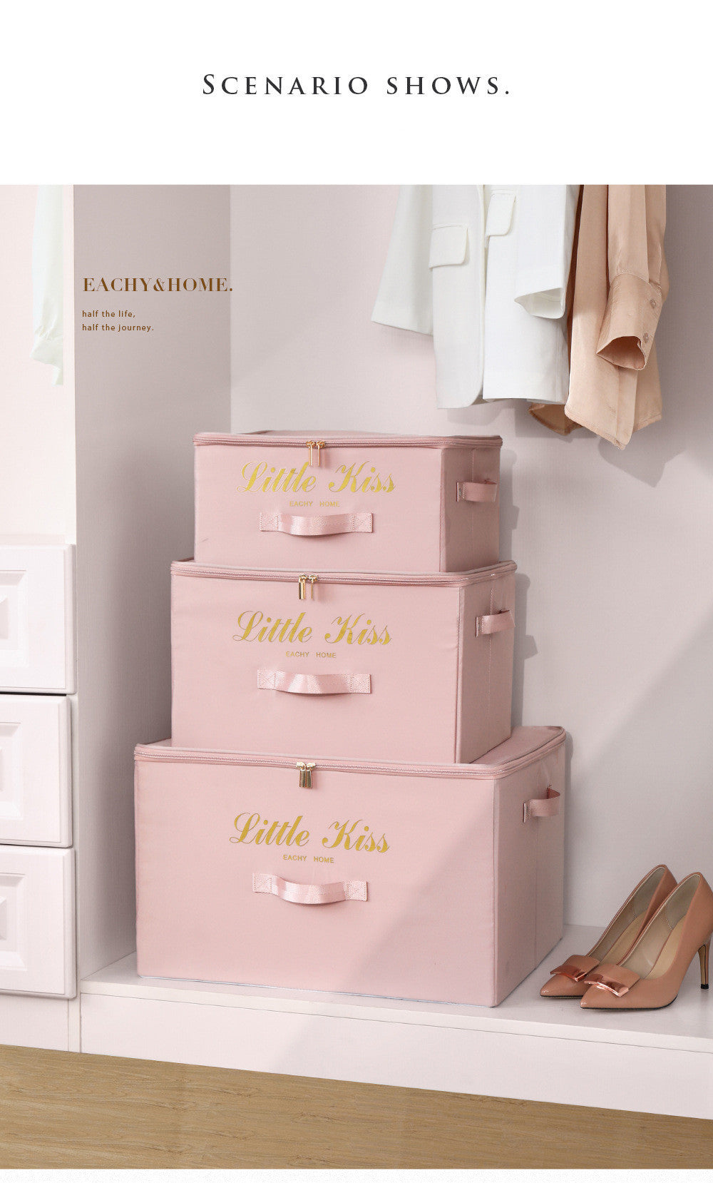 Large Assorted Satin Storage Box The Unalia Brand