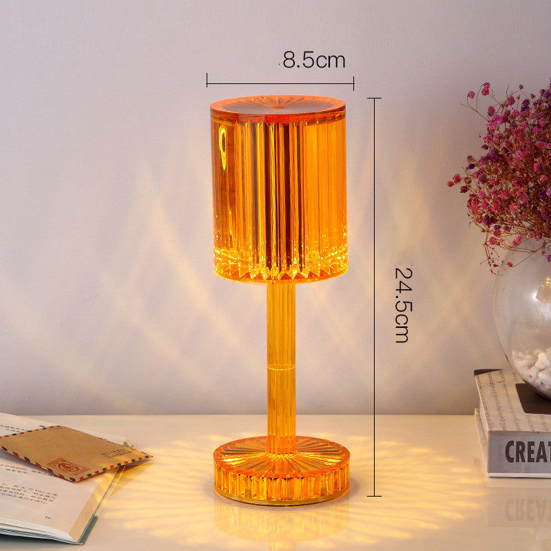 New Crystal Table Lamp Hotel Decoration Diamond Romantic Warm Led For Home Decor Romantic Gift Night Light The Unalia Brand