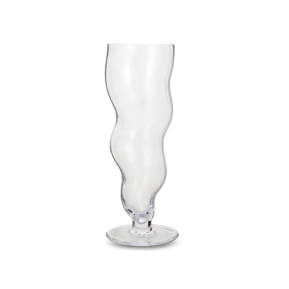 Tall Swirl Cafe Glass The Unalia Brand