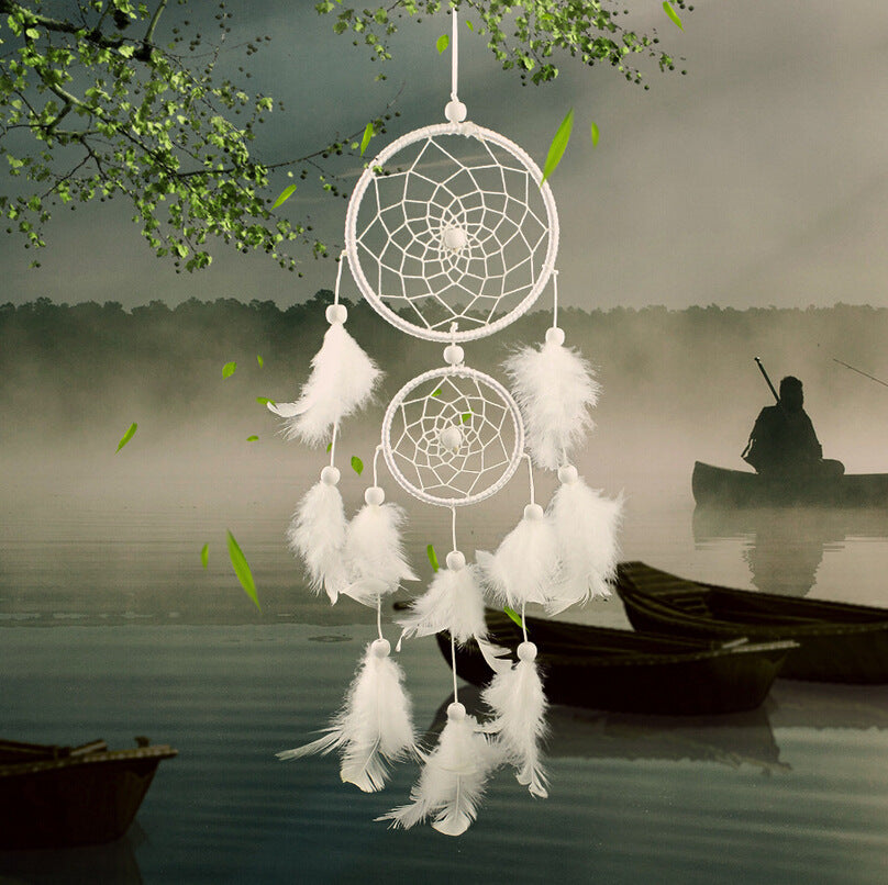 Handmade Bohemian Feather Dreamcatcher The Unalia Brand