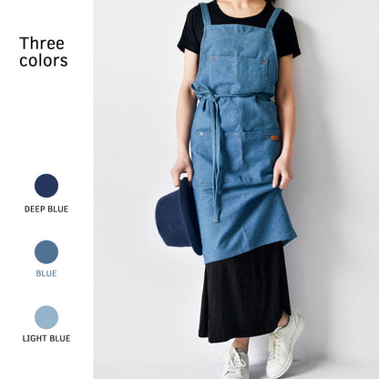 Thick Denim Kitchen Apron The Unalia Brand