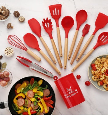 Colourful Silicone Cooking Utensils Set The Unalia Brand