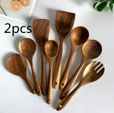 Natural Wood Wooden Spoon Set The Unalia Brand