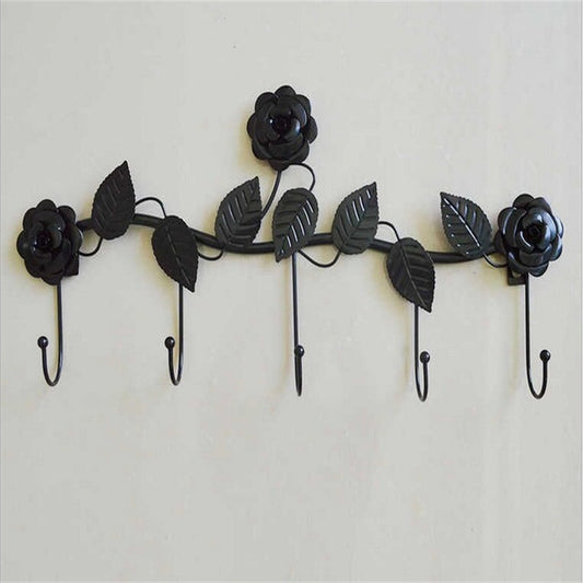 Iron Strong Creative Rose Nail Wall Hook Clothing Store Storage Metal Clothes Hook The Unalia Brand