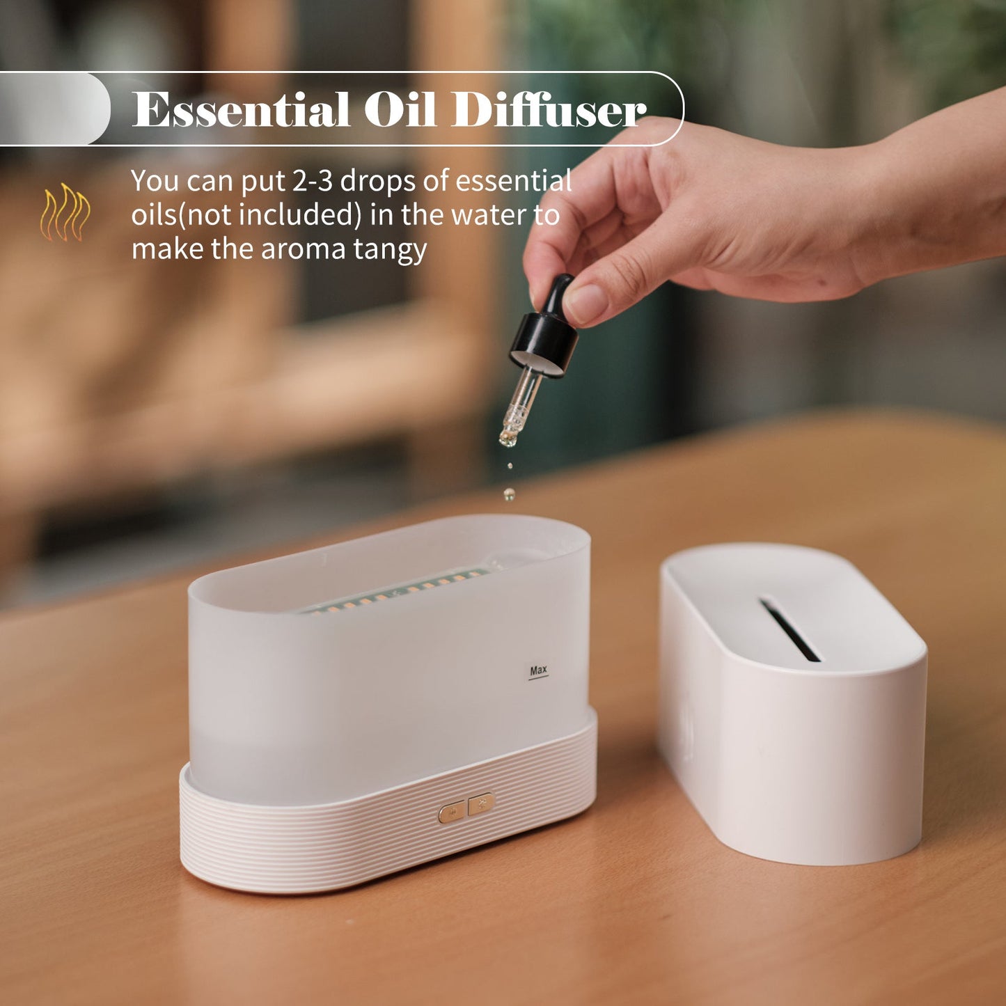 Flame Light Aroma Diffuser The Unalia Brand