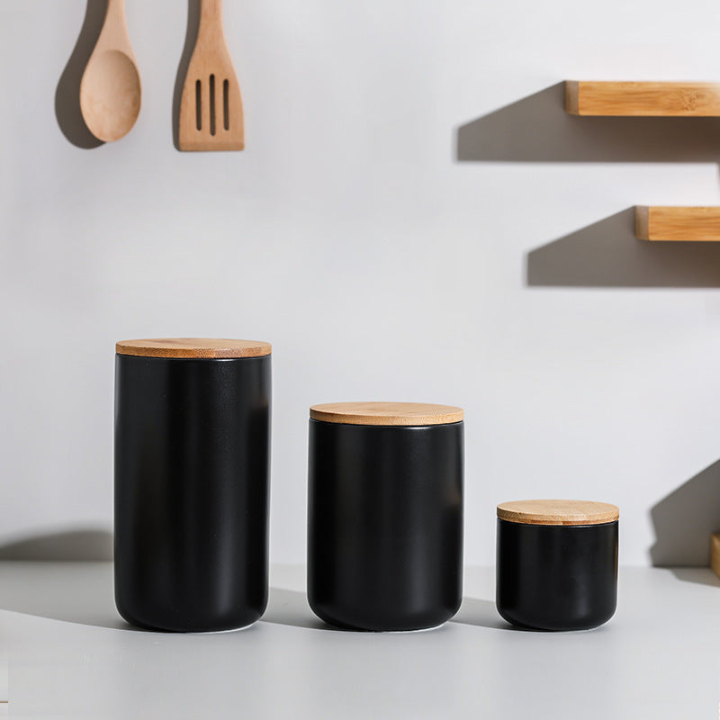 Wooden Lid Sealed Storage Jars The Unalia Brand