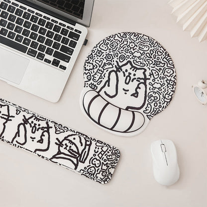 Doodle Mouse Desk Pad The Unalia Brand