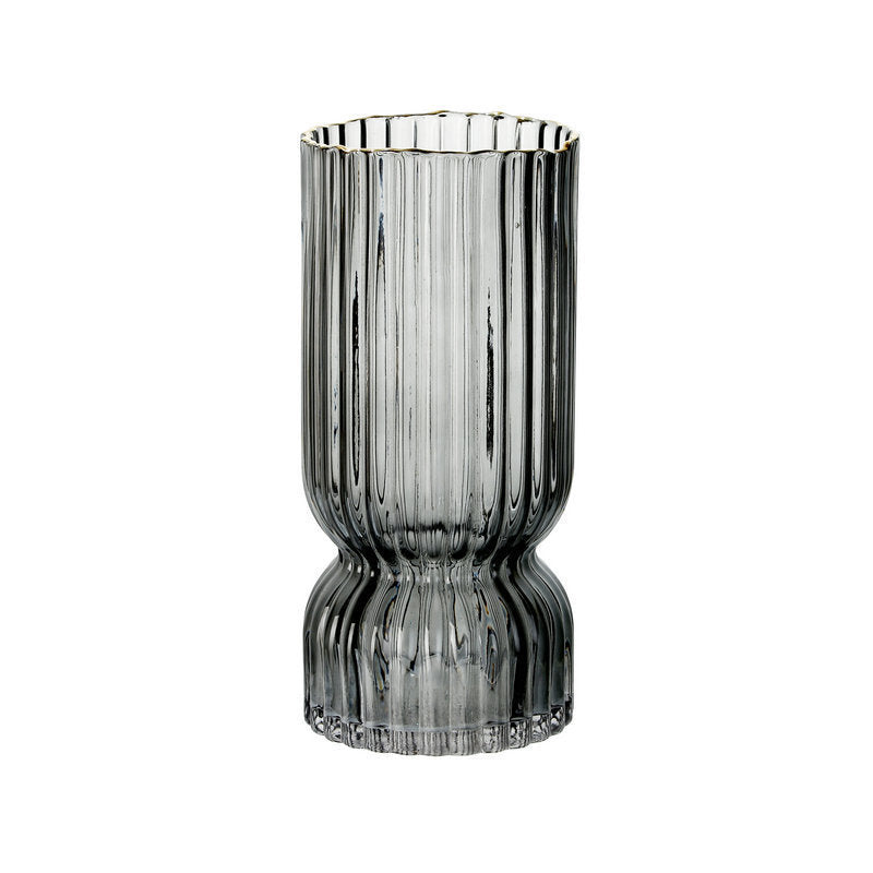 Assorted Ribbed Glass Vases The Unalia Brand