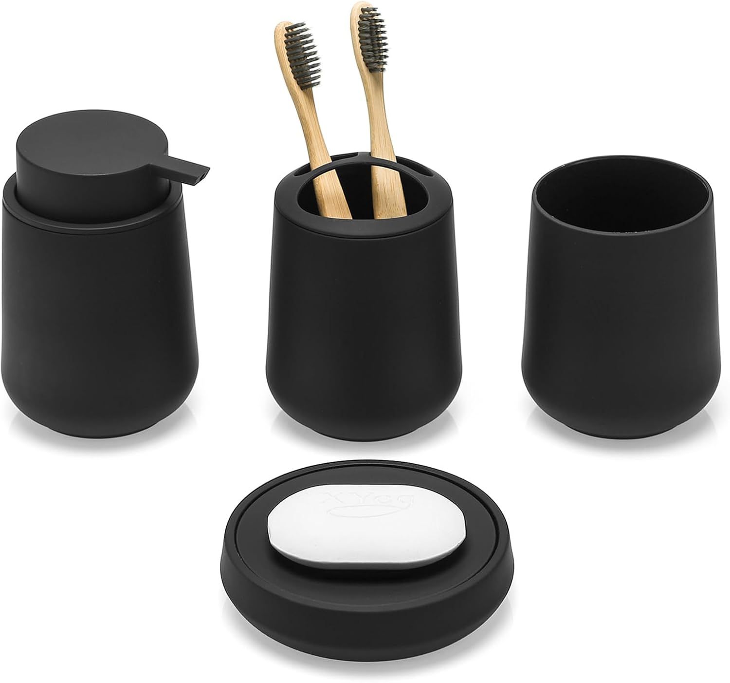 Matte Black Bathroom Set The Unalia Brand