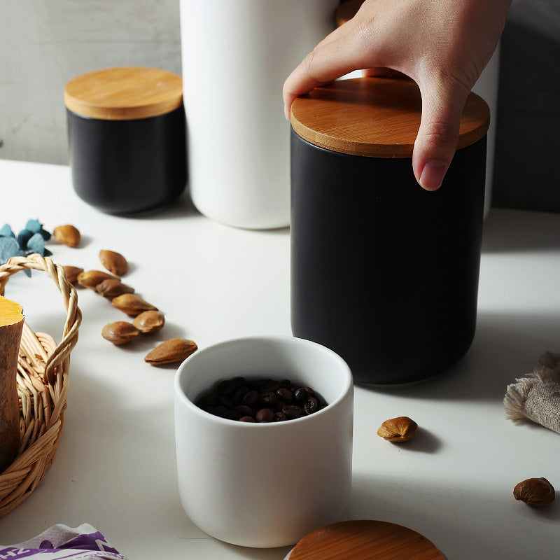 Wooden Lid Sealed Storage Jars The Unalia Brand