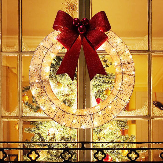 Christmas Wreath Garland Light The Unalia Brand