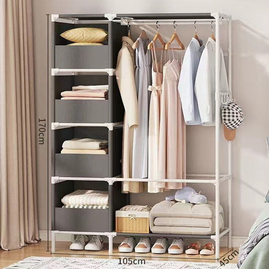 Wardrobe Home Bedroom Simple Assembly Wardrobe The Unalia Brand