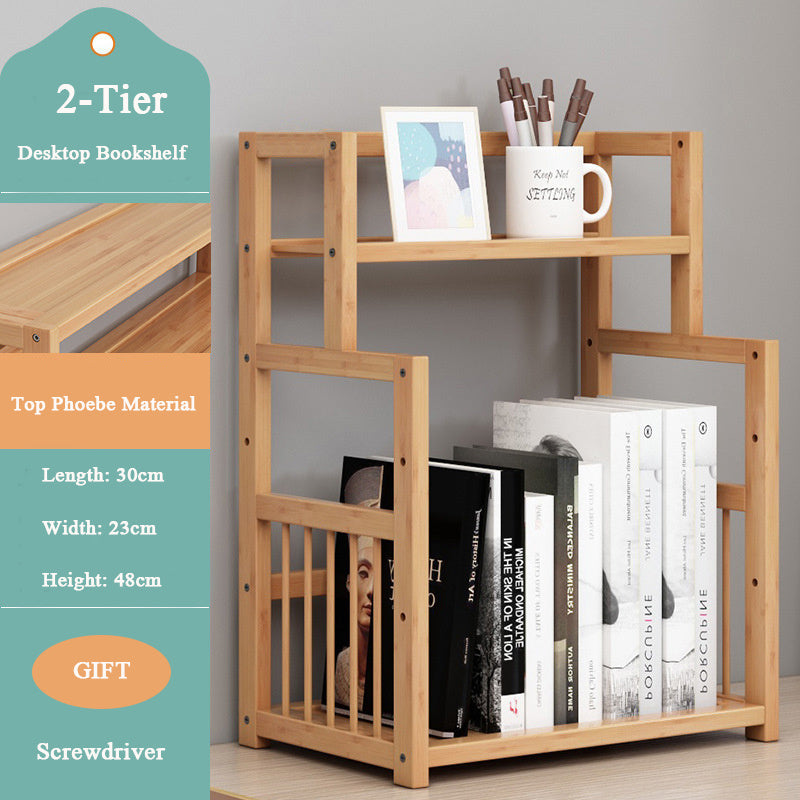 Dormstyle Bamboo Desktop Bookcase The Unalia Brand