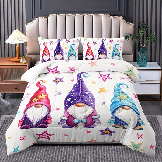 Three Magical Gnome Bedding Set The Unalia Brand