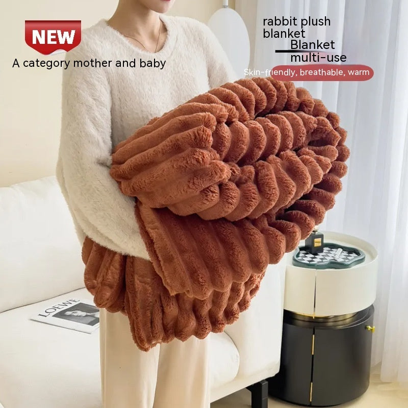 Assorted Ribbed Throw Blankets The Unalia Brand