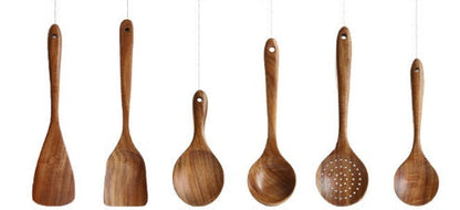 Natural Wood Wooden Spoon Set The Unalia Brand