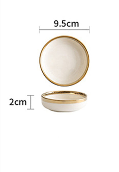 White Gold Dinnerware Set The Unalia Brand