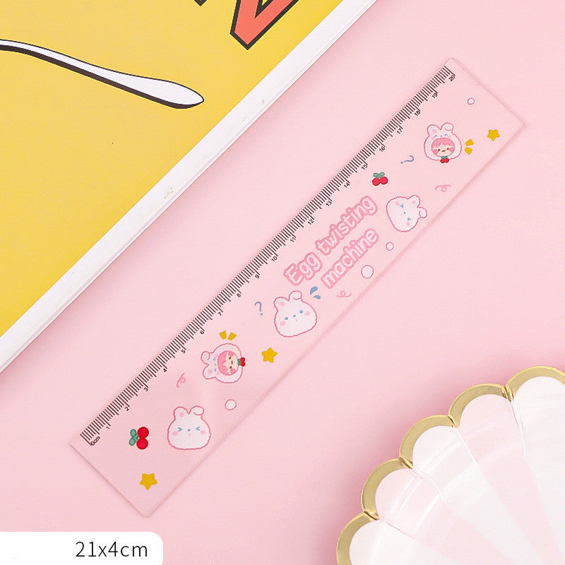 Assorted Cartoon Acrylic Ruler The Unalia Brand