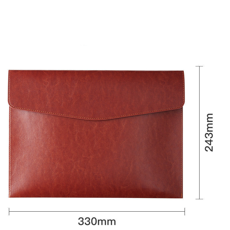 Assorted Leather File Bag A4 The Unalia Brand