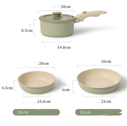 Complete Set Of Household Frying Pan The Unalia Brand