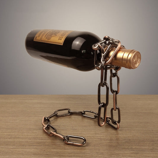 Iron Chain Wine Holder The Unalia Brand