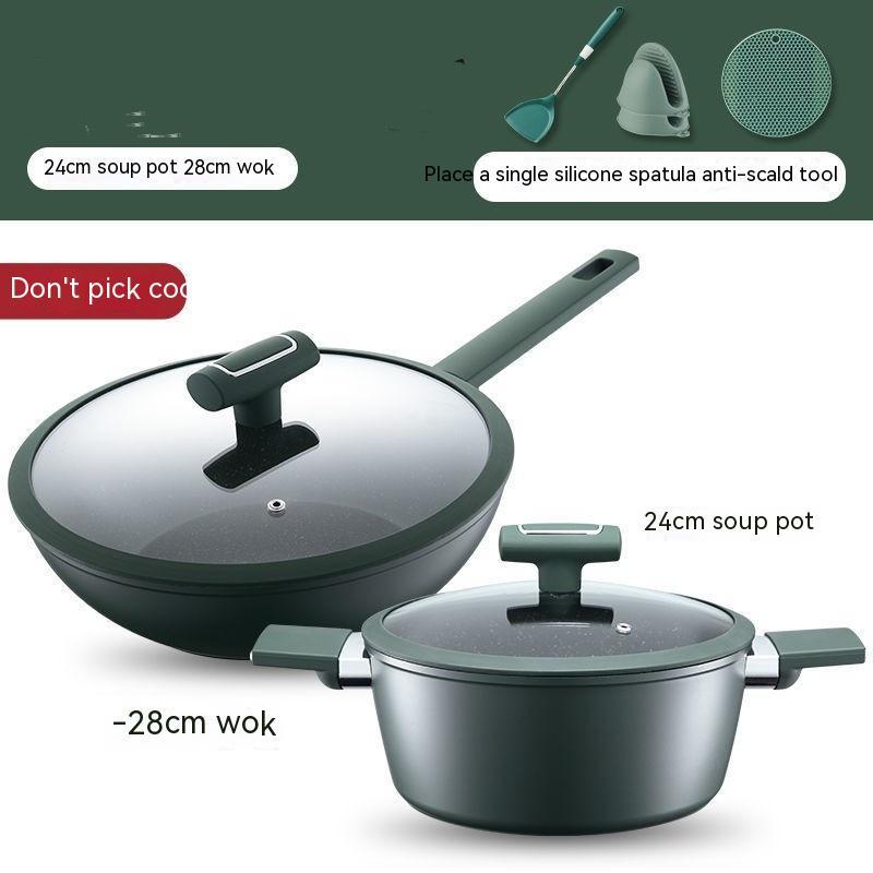 Full Set Of Household Non-stick Surface Suit The Unalia Brand