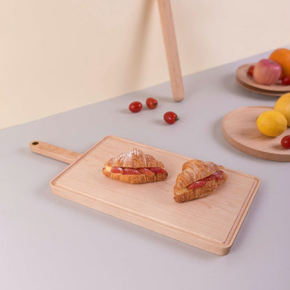 Wooden Chopping Board Bread Board Kitchen Chopping Board With Groove Does Not Overflow Juice The Unalia Brand