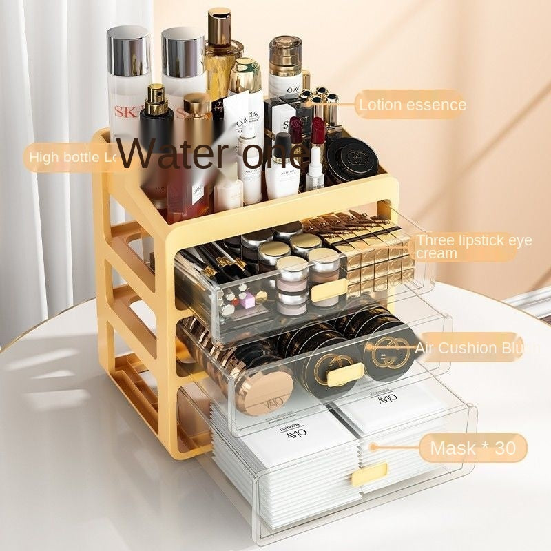 Desktop Transparent Drawer Cosmetic Storage Box The Unalia Brand