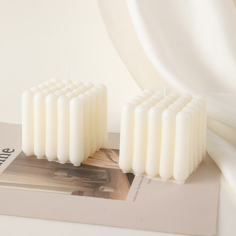 Geometric Shaped Soy Candles The Unalia Brand