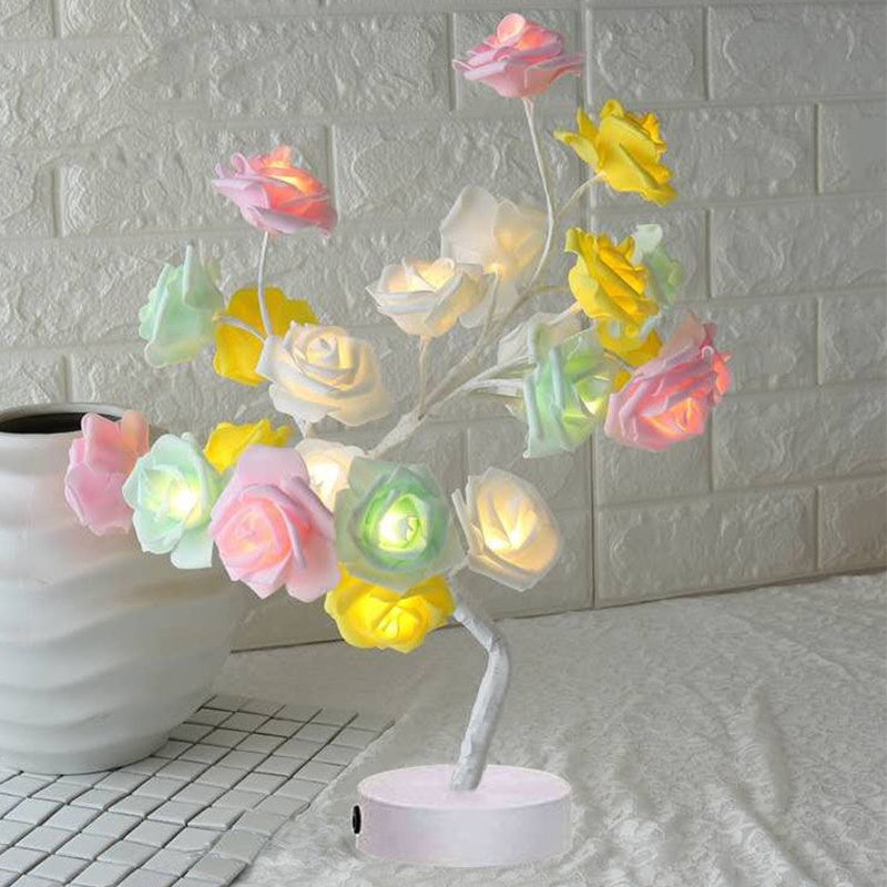 Assorted Rose Bonsai Night Lamp The Unalia Brand