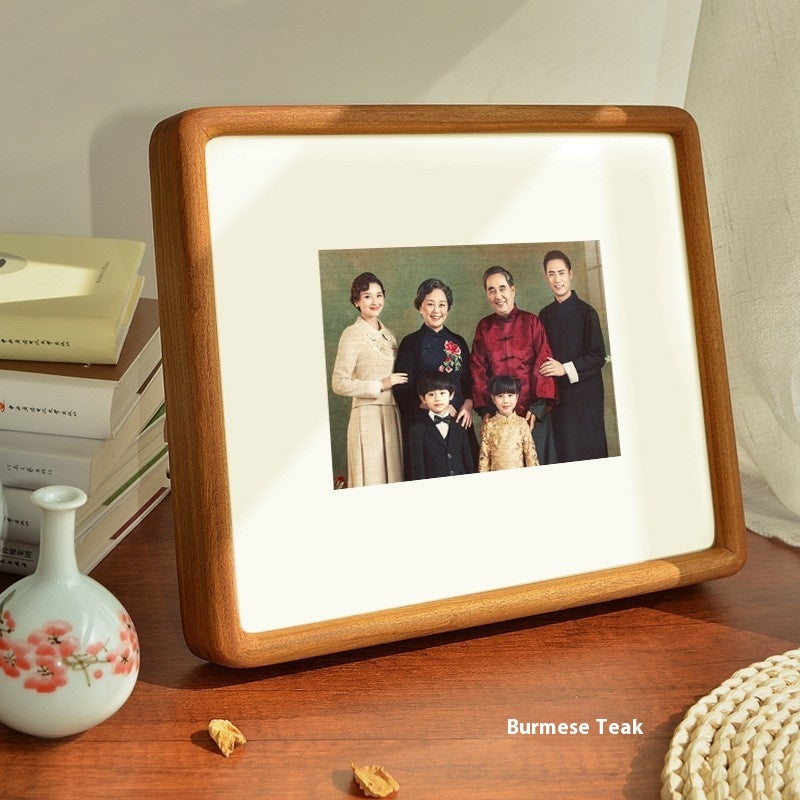 Rounded Wood Photo Frame