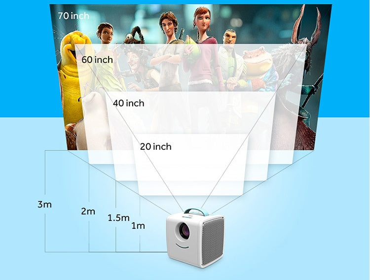 Projector mini home home theater The Unalia Brand