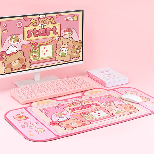 Pink Bear Bakery Mouse Pad The Unalia Brand