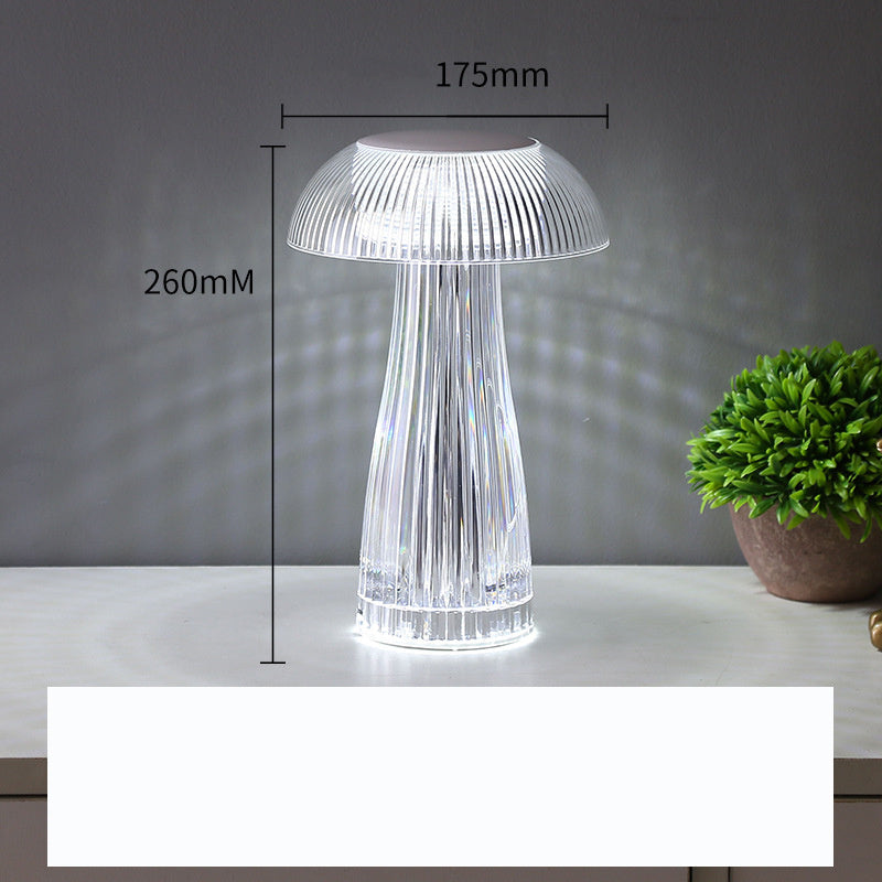 Jellyfish Crystal Night Lamp The Unalia Brand