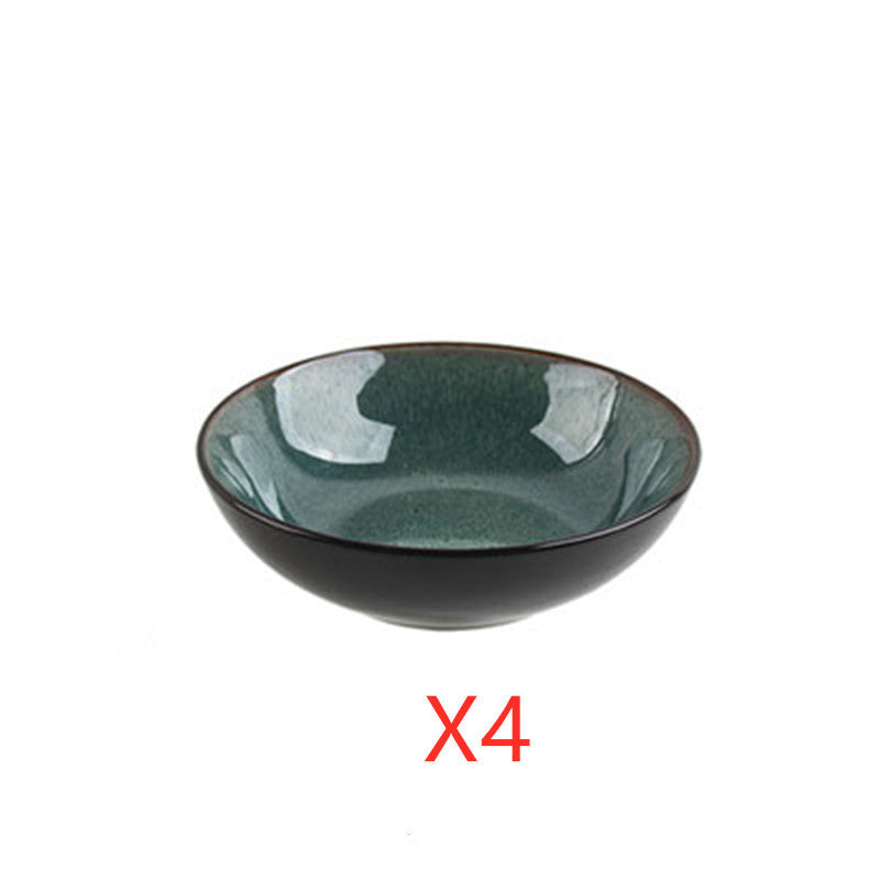 4-Piece Green Dinnerware Set The Unalia Brand