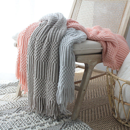 Assorted Knitted Throw Blankets The Unalia Brand