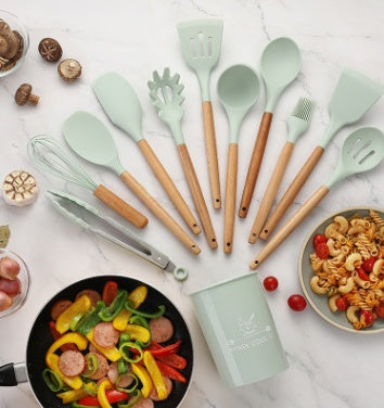 Colourful Silicone Cooking Utensils Set The Unalia Brand