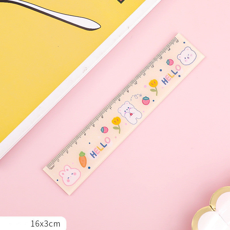 Assorted Cartoon Acrylic Ruler The Unalia Brand