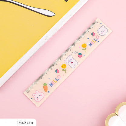 Assorted Cartoon Acrylic Ruler The Unalia Brand