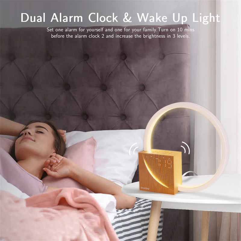 Round Touch Bedside Lamp The Unalia Brand