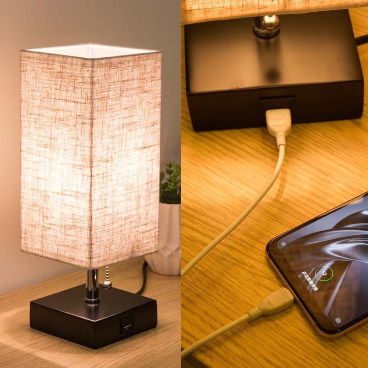 Tall Phone Charging Desk Lamp The Unalia Brand