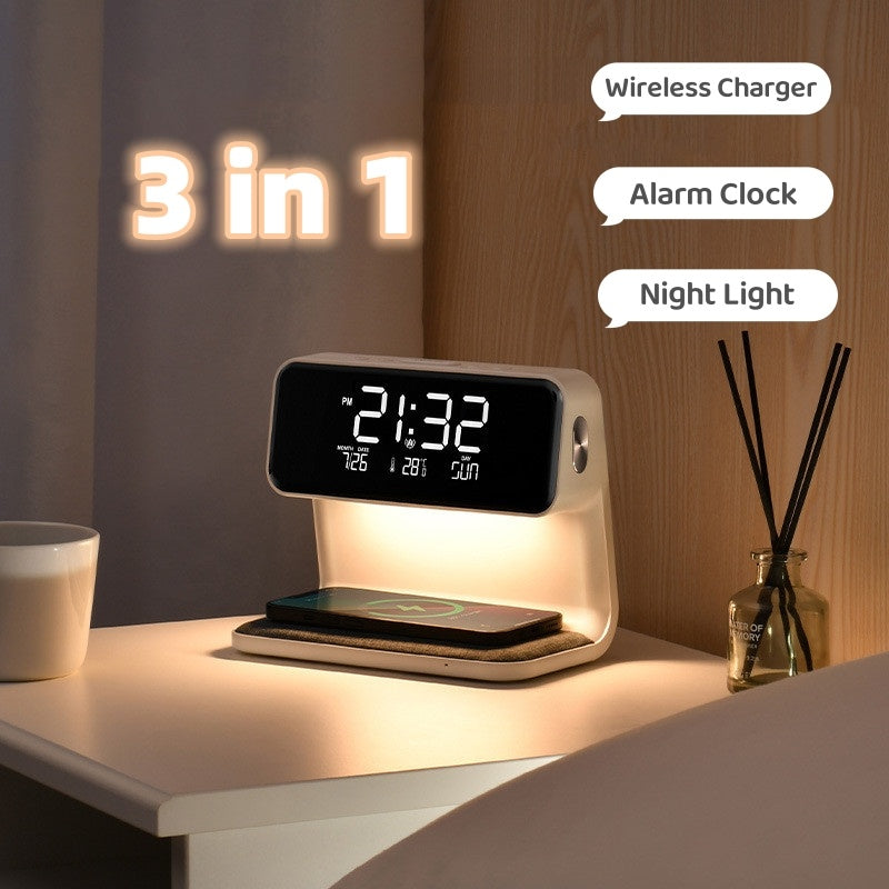 3 In 1 Wireless Alarm Clock The Unalia Brand